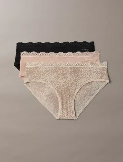 Calvin Klein 3er-Pack Hipsters - Micro Stretch with Lace^Damen Multipacks|Unterhosen