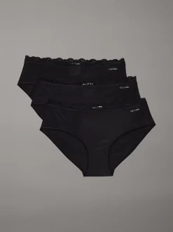 Calvin Klein 3er-Pack Hipsters - Micro Stretch with Lace^Damen Multipacks|Unterhosen