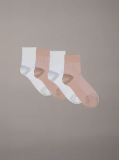 Calvin Klein 4er-Pack Knöchelsocken^Damen Socken & Strumpfhosen|Socken & Strumpfhosen