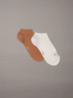 Calvin Klein 2er-Pack Knöchelsocken aus weicher Stretch-Baumwolle^Herren Socken|Socken