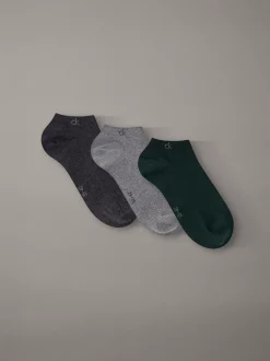 Calvin Klein 3er-Pack Knöchelsocken aus weicher Stretch-Baumwolle^Herren Socken|Socken
