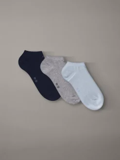 Calvin Klein 3er-Pack Knöchelsocken aus weicher Stretch-Baumwolle^Damen Socken & Strumpfhosen|Socken & Strumpfhosen