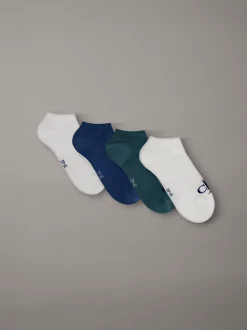 Calvin Klein 4er-Pack Knöchelsocken aus weicher Stretch-Baumwolle^Herren Socken|Socken