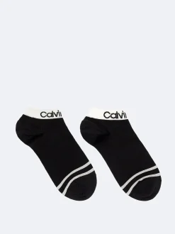 Calvin Klein 2er-Pack Knöchelsocken mit Logo und Streifen^Damen Socken & Strumpfhosen|Socken & Strumpfhosen