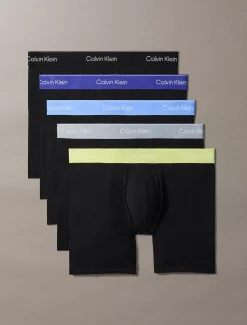 Calvin Klein 5er-Pack Lange Boxershorts - Icon Cotton Stretch^Herren Slips|Boxers