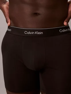Calvin Klein 5er-Pack Lange Boxershorts - Icon Cotton Stretch^Herren Slips|Boxers