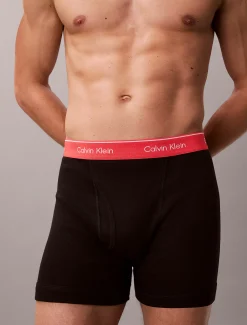 Calvin Klein 5er-Pack Lange Boxershorts - Cotton Classics^Herren Slips|Boxers