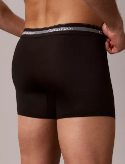 Calvin Klein 3er-Pack Lange Boxershorts - Icon Active Mesh^Herren Slips|Boxers