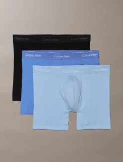 Calvin Klein 3er-Pack Lange Boxershorts - Icon Cotton Stretch^Herren Boxers