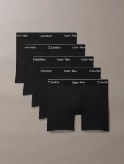 Calvin Klein 5er-Pack Lange Boxershorts - Icon Cotton Stretch^Herren Boxers