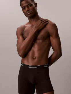 Calvin Klein 5er-Pack Lange Boxershorts - Icon Cotton Stretch^Herren Boxers