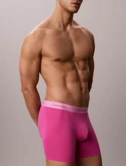 Calvin Klein 5er-Pack Lange Boxershorts - Icon Cotton Stretch Pride^Herren Slips|Boxers