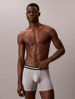 Calvin Klein 3er-Pack Lange Boxershorts - Icon Active Mesh^Herren Slips|Boxers