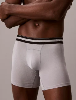 Calvin Klein 3er-Pack Lange Boxershorts - Icon Active Mesh^Herren Slips|Boxers