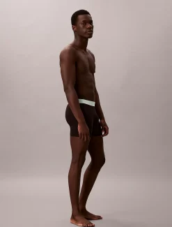 Calvin Klein 3er-Pack Lange Boxershorts - Icon Cotton Stretch^Herren Slips|Boxers