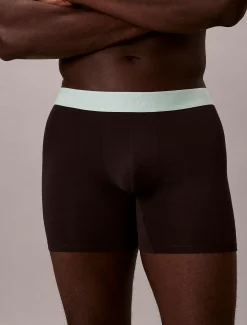 Calvin Klein 3er-Pack Lange Boxershorts - Icon Cotton Stretch^Herren Slips|Boxers