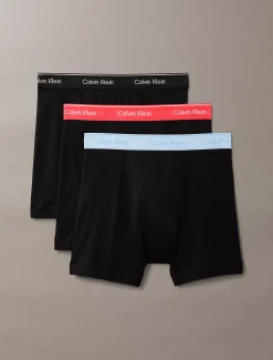 Calvin Klein 3er-Pack Lange Boxershorts - Cotton Classics^Herren Slips|Boxers