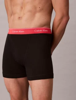 Calvin Klein 3er-Pack Lange Boxershorts - Cotton Classics^Herren Slips|Boxers