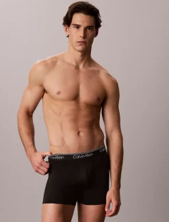 Calvin Klein 3er-Pack Lange Boxershorts - Microfibre Stretch^Herren Slips|Boxers