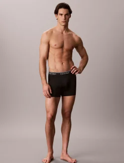 Calvin Klein 3er-Pack Lange Boxershorts - Microfibre Stretch^Herren Slips|Boxers