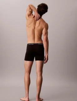 Calvin Klein 3er-Pack Lange Boxershorts - Microfibre Stretch^Herren Slips|Boxers