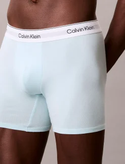 Calvin Klein 5er-Pack Lange Boxershorts - Icon Cotton Stretch^Herren Slips|Boxers