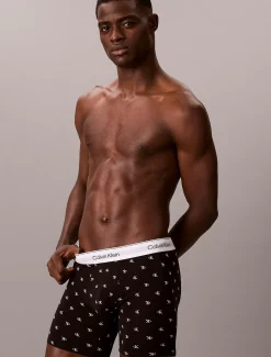 Calvin Klein 3er-Pack Lange Boxershorts - Icon Cotton Stretch^Herren Slips|Boxers