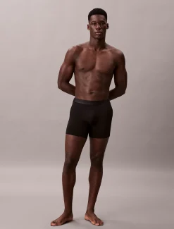 Calvin Klein 3er-Pack Lange Boxershorts - CK Black^Herren Boxers