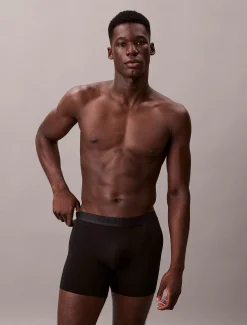 Calvin Klein 3er-Pack Lange Boxershorts - CK Black^Herren Boxers