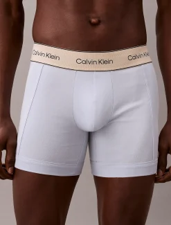 Calvin Klein 3er-Pack Lange Boxershorts - Heritage Cotton Stretch^Herren Slips|Boxers
