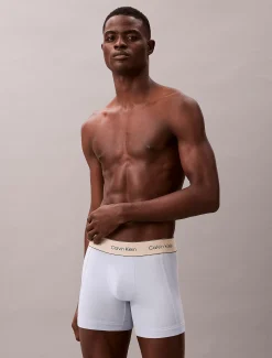 Calvin Klein 3er-Pack Lange Boxershorts - Heritage Cotton Stretch^Herren Slips|Boxers