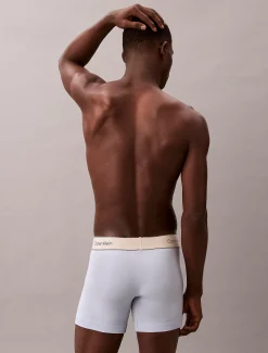 Calvin Klein 3er-Pack Lange Boxershorts - Heritage Cotton Stretch^Herren Slips|Boxers