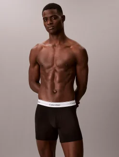 Calvin Klein 5er-Pack Lange Boxershorts - Icon Cotton Stretch^Herren Boxers