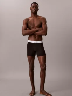 Calvin Klein 5er-Pack Lange Boxershorts - Icon Cotton Stretch^Herren Boxers