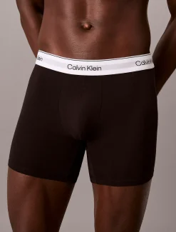 Calvin Klein 5er-Pack Lange Boxershorts - Icon Cotton Stretch^Herren Boxers