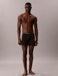 Calvin Klein 3er-Pack Lange Boxershorts - Icon Active Mesh^Herren Slips|Boxers