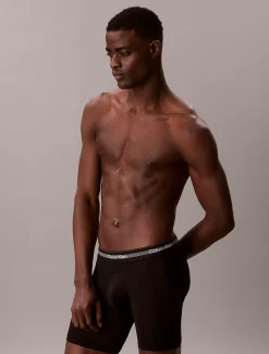 Calvin Klein 3er-Pack Lange Boxershorts - Icon Active Mesh^Herren Slips|Boxers