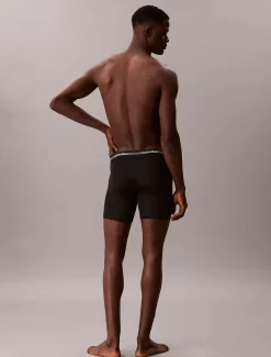 Calvin Klein 3er-Pack Lange Boxershorts - Icon Active Mesh^Herren Slips|Boxers