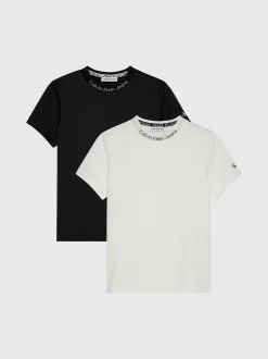 Calvin Klein 2er-Pack Logo-T-Shirts^Kinder Schlafanzug|T-shirts