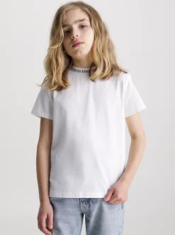 Calvin Klein 2er-Pack Logo-T-Shirts^Kinder Schlafanzug|T-shirts