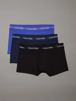 Calvin Klein 3er-Pack Low-Rise Trunks - Cotton Stretch^Herren Boxers