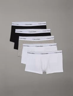 Calvin Klein 5er-Pack Low-Rise Trunks - Icon Cotton Stretch^Herren Boxers