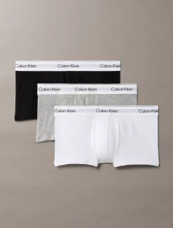 Calvin Klein 3er-Pack Low-Rise Trunks - Icon Cotton Stretch^Herren Boxers