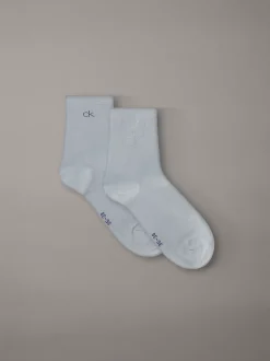 Calvin Klein 2er-Pack Metallic-Knöchelsocken aus weicher Baumwolle^Damen Socken & Strumpfhosen|Socken & Strumpfhosen
