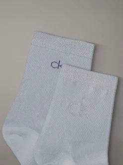 Calvin Klein 2er-Pack Metallic-Knöchelsocken aus weicher Baumwolle^Damen Socken & Strumpfhosen|Socken & Strumpfhosen