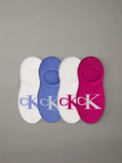 Calvin Klein 4er-Pack No-show-Socken aus weicher Baumwolle^Damen Socken & Strumpfhosen|Socken & Strumpfhosen