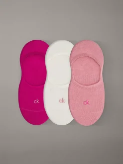 Calvin Klein 3er-Pack No-show-Socken aus weicher Baumwolle^Damen Socken & Strumpfhosen|Socken & Strumpfhosen
