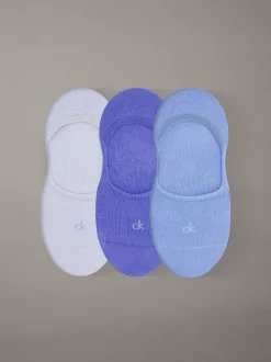 Calvin Klein 3er-Pack No-show-Socken aus weicher Baumwolle^Damen Socken & Strumpfhosen|Socken & Strumpfhosen