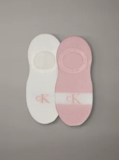 Calvin Klein 2er-Pack No-Show-Socken mit glänzenden Streifen^Damen Socken & Strumpfhosen|Socken & Strumpfhosen