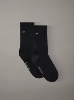 Calvin Klein 2er-Pack Rolltop-Crew-Socken aus weicher Baumwolle^Damen Socken & Strumpfhosen|Socken & Strumpfhosen